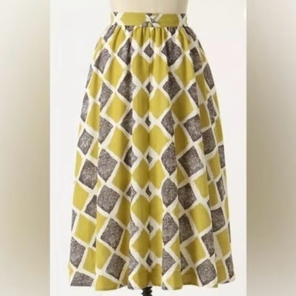 Edme & Esyllte Dresses & Skirts - NWT Anthropologie Edme & Esyllte "Shifting Buttons" Skirt SZ 12 Boho Hipster